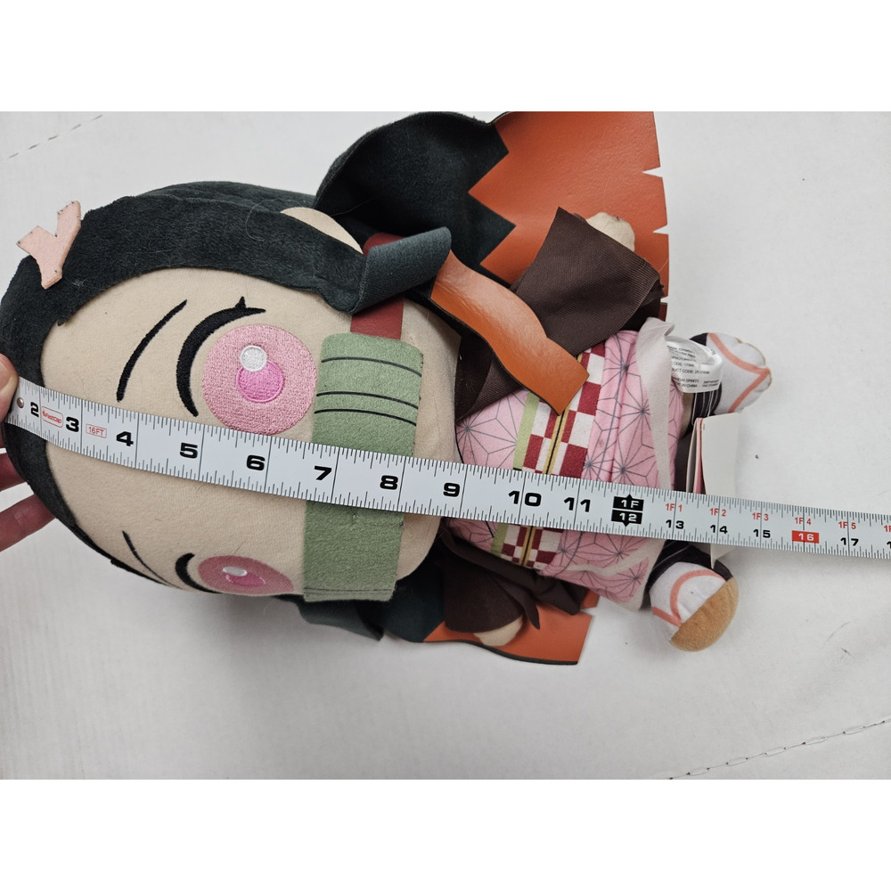 BANDAI Demon Slayer Nezuko Kamado Stuffed 14" Plush Japan - Picture 2 of 5